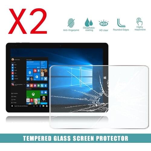 2Pcs Tablet Tempered Glass Screen Protector Cover for Chuwi HiBook 10.1/Pro 10.1 Inch Tablet Computer Tempered Film