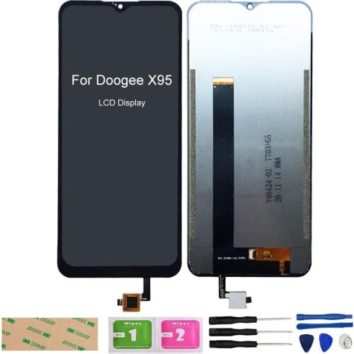 LCD Display Screen For Doogee X95 LCD Display Touch Screen Digitizer Sensor Panel Free shipping