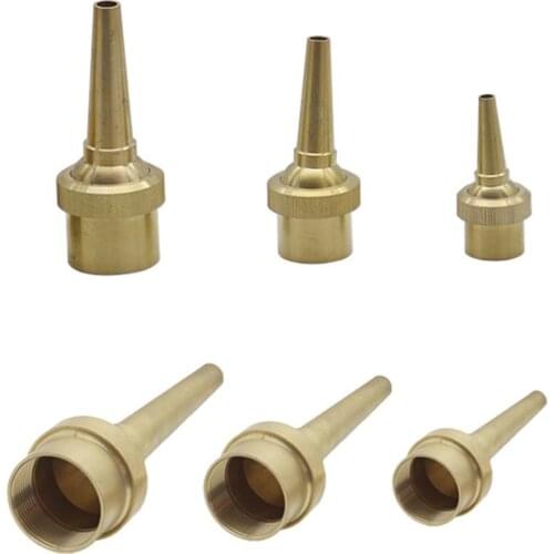 1Pc G1/2" G3/4" G1" Universal Direction Brass Straight Jet Fountain Sprinklers Copper Radial Jet Garden Pond Decoration Fountain