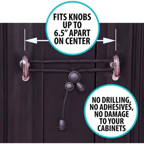 Child Home Safety Belt Door Cabinet Safety Rope Baby Safety Cabinet Lock Rope Buckle