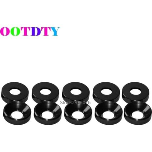 2020 New Aluminum Alloy Black Color M2/M3/M4/M5 Anodized Countersunk Head Bolt Washers Gaskets