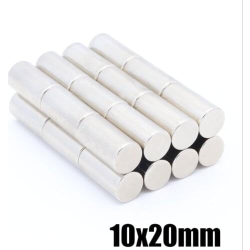 3pcs10×20mm N50 Neodymium Magnets Rare Earth Round Supper Strong Grade