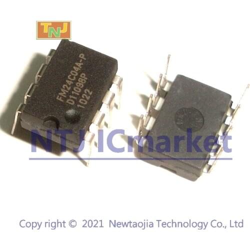 5 PCS FM24C04A-P DIP-8 FM24C04A FM24C04 4Kb FRAM Serial Memory