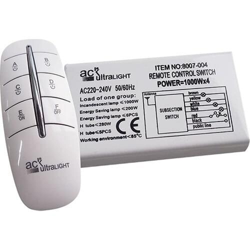 Ack 3'lü Chandelier Control auto lamp controlled lamp remote control for chandeliers lamps for