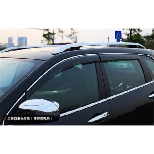 Car-Accessories Awnings Shelters For JEEP Cherokee 2014 2015 2016 Window Visor Shades Sun Rain Deflector Guard