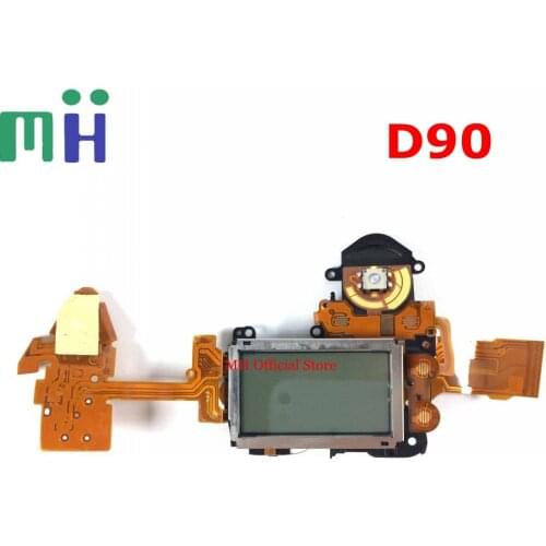 Second-hand For Nikon D90 Top LCD Display Screen Top Cover Flex Cable FPC Camera Replacement Spare Part