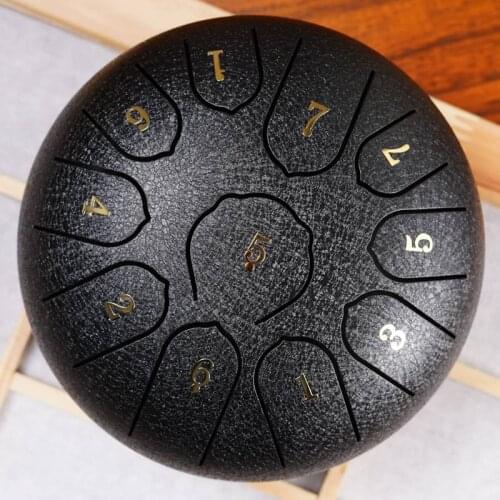 Ethereal Drum 6 Inch 8/11 Tone Forgetting Worry Drum Music Drums Percussion Mini Electric Drums Instrument Tongue Tambourine