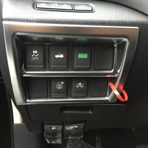 ABS Chrome plated Adjust the trim around the switch For Nissan Teana 2016 Automotive interior trim