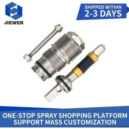 JIEWER High Pressure Airless Spraying Machine Accessories Solid Gun Filters Hard Alloy Forging Fixed Gun Needle Fixed Valve Seat