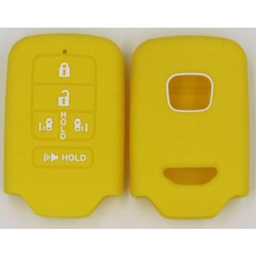 2PC Silicone Car Key Case Cover For Honda Accord Civic CRV Odyssey CX DX HX 2001 2002 2003 2004 2005