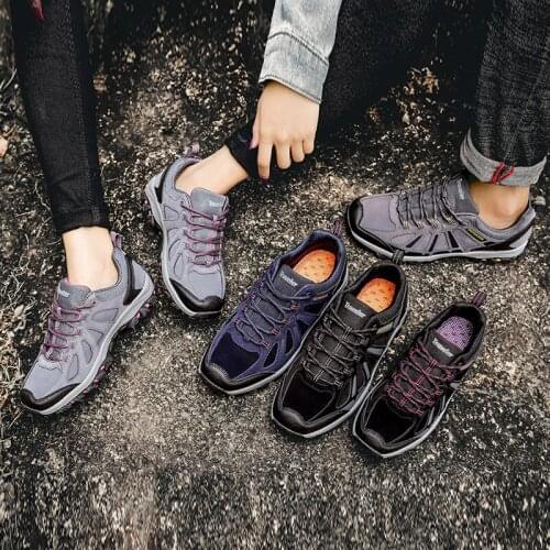 Mountain Men Women Trekking Shoes Outdoor Non-slip Wear-resistant Hiking Shoes Couples Man Climbing Sneakers Zapatillas de Mujer