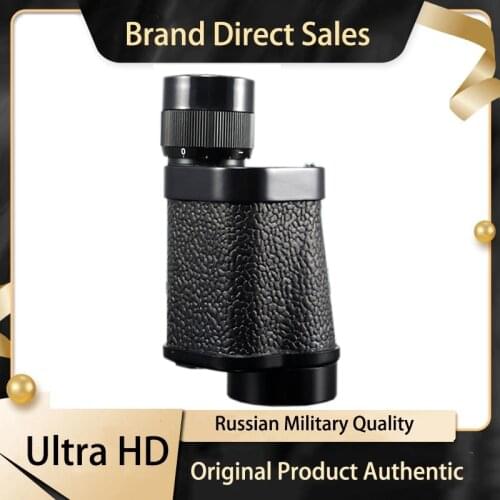 8X30 Professional Monocular Telescope Military Type 62 HD Portable Quality Eyepiece Waterproof Prism for Outdoor Camping