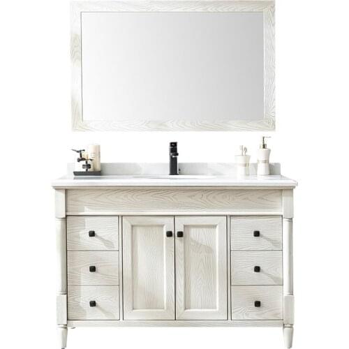 2020 new bathroom furnitures solid wood vanity solid timber bathroom cabinets SV231