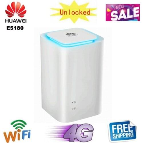 Original Unlocked Huawei E5180 E5180s-22 E5180AS-22 4G LTE Cube 150Mbps 4G CPE Wifi Router