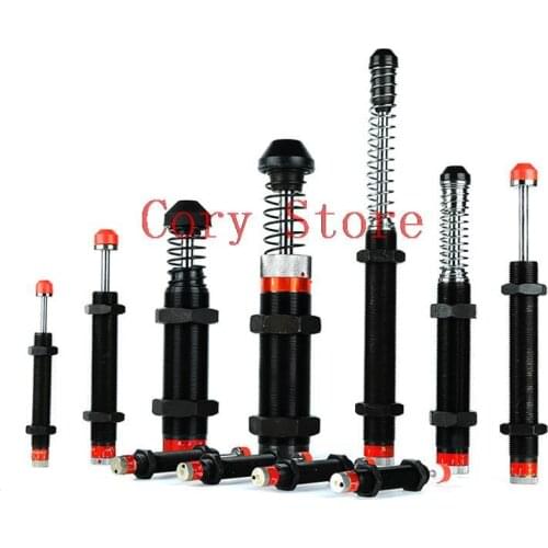 1PCS Pneumatic Oil Pressure Shock Absorber Orange Plastic Cap Spring Can Reset