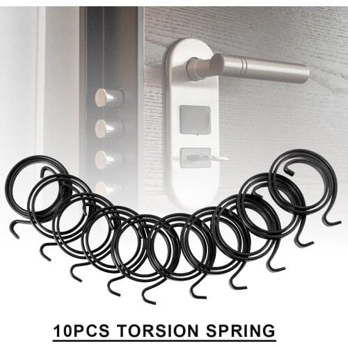 10pcs Replacement Spring for Door knob Handle Lever Latch Internal Coil Repair spindle lock torsion spring flat section wire