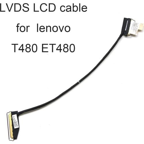 Connectors T480 S LCD LVDS Video Cable For lenovo ThinkPad A485 1920 1080 FHD 01YN993 01EN999 DC02C00BF00 DC02C00BC20 new 30 PIN