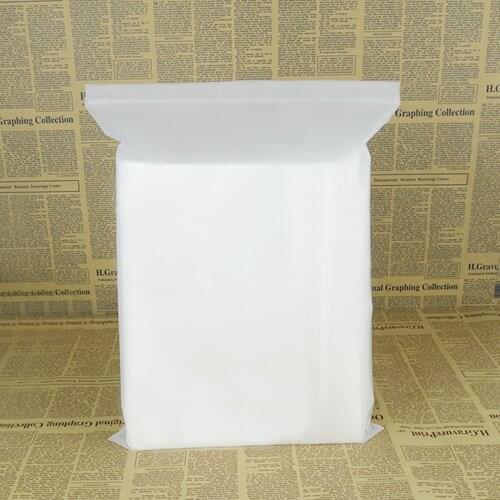 Reatil 100Pcs/Lot CPE high quality Matte Clear Self Sealing Zip Lock Plastic Packing Bag Waterproof Ziplock Pack Packaging Bags