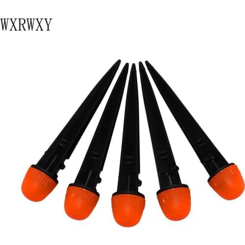 Wxrwxy Garden DRIPPERS adjustable nozzle garden watering sprinklers drip irrigation drippers barbed 1/4"Connector 50pcs