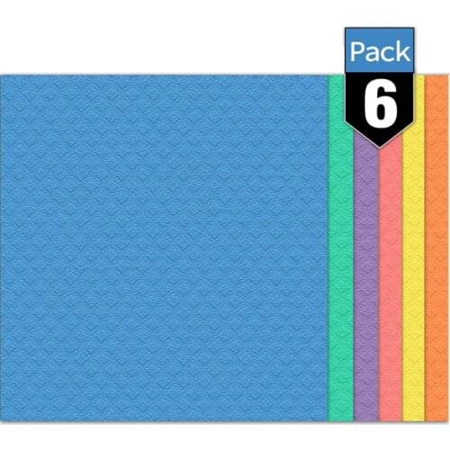 6pcs Swedish Dishcloth Cellulose Sponge Cloths Eco-Friendly No Odor Reusable Cleaning Cloths for Kitchen Dish Cloth Hand Towel