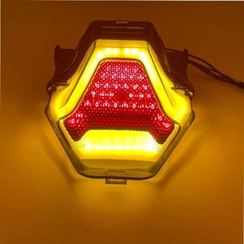 Motorcycle LED Taillight Brake Rear Turn Signal Indicator Lamp Tail Light For Yamaha YZF R3 R25 Y15ZR MT07 FZ07 LC150 MT-07 YZ-F
