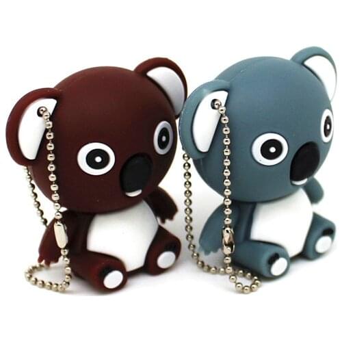 Cartoon animal Cute Koala Bear USB Flash Drive 8GB Memory Stick Pen Drive 4GB 16GB USB Flash Drive 32GB Creative PenDrive