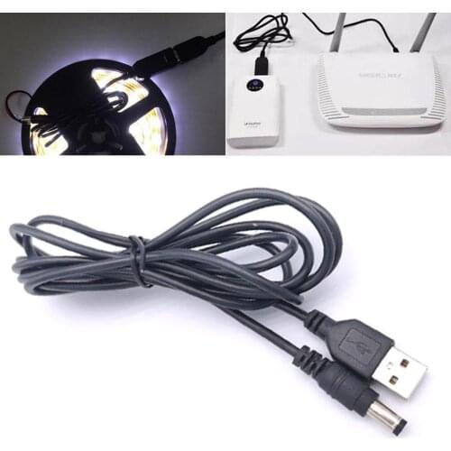 1M USB Charging Cable DC 5V to 9V / 12V Power Supply Router Adapter Step Up Module Boost Converter 2.1x5.5mm Wire