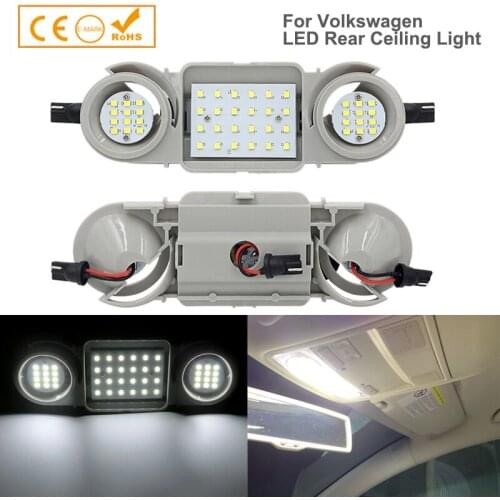 1Pcs LED Dome Light Roof Reading Lamps Car Interior For VW Golf Jetta Passat Sharan Tiguan Touran Scirocco Skoda Octavia Superb