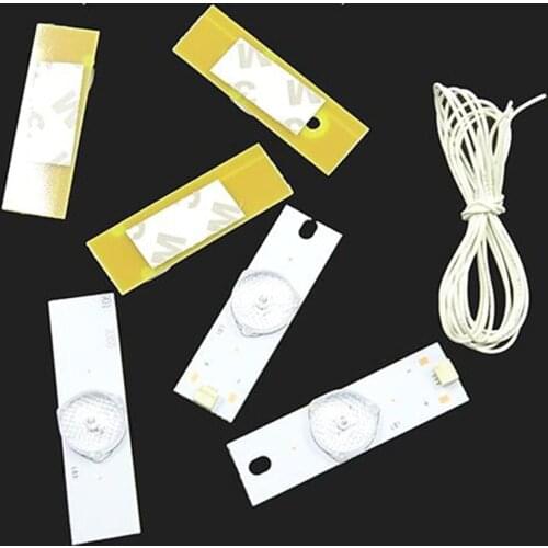 10Pcs/Lot 6V TV Backlight SMD Lamp Beads Universal Highlight Optical Lens Bead Support for 32-65 Inch Screen