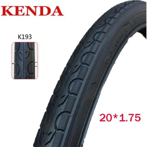 2PC KENDA K193 Road Tires 20*1.75 bicycle Tyre 65PSI Wearable Non-slip Not Folded Bike Tires Cycling Accessories