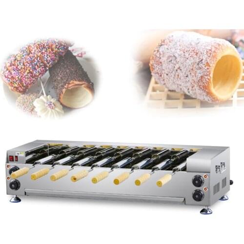 2200V 3kw Horizontal chimney rolling machine bread ring machine cake roll oven bread oven electric bread baking maker