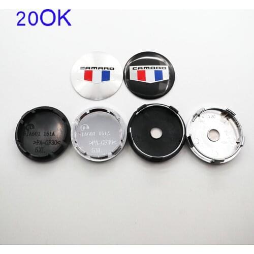 4pcs 56mm 60mm Camaro logo car emblem Wheel Center Hub Cap auto Rim refit dust-proof badge covers sticker styling accessories