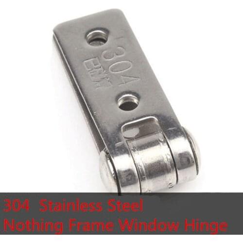 4Pc Stainless Steel Nothing Frame Hinge Fold Nothing Frame Balcony Window Hinge Hinge Nothing Frame Doors And Parts Resist Crack