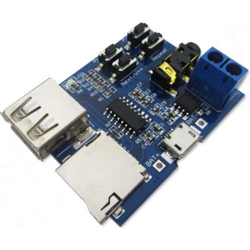 5pcs/lot TF card U disk MP3 Format decoder board module amplifier decoding audio Player
