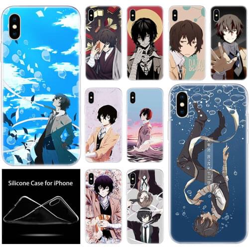 Luxury Silicone Phone Case Anime Bungou Stray Dogs Dazai Osamu for Apple iPhone 11 Pro XS Max X XR 6 6S 7 8 Plus 5 5S SE Cover