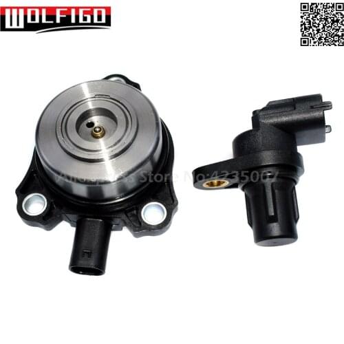 WOLFIGO New 2pcs For Mercedes R171 W203 W209 Camshaft Position Sensors & Adjuster Magnets 2720510177 0041539628 2729050043