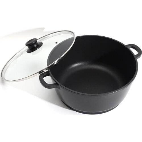 Household non-stick pot wholesale custom aluminum alloy Japanese deep soup pot custom gift pot