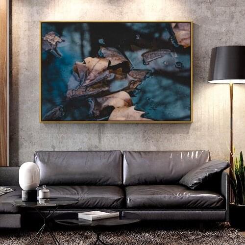 Forbeauty Oil Canvas Painting leaves_autumn_fallen For Home Decoration Wall Art