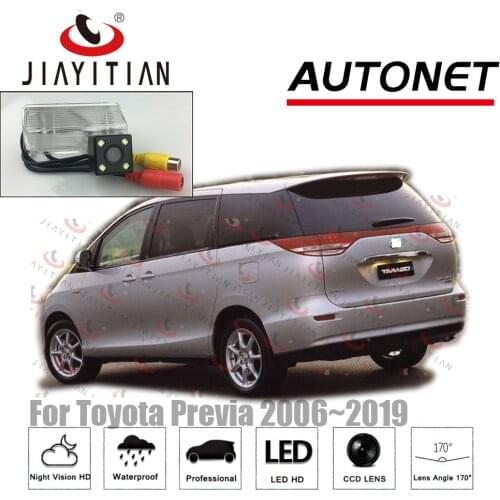 JIAYITIAN Rear View Camera For Toyota Previa Canarado Estima Tarag 2006~2019 CCD Night Vision Reverse Backup Parking Camera
