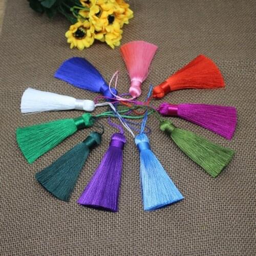 8cm tassel/silk fringe/craft tassels/fringe for curtain/tassels for jewelry diy/fringe curtain/jewelry findings, 5pcs/bag