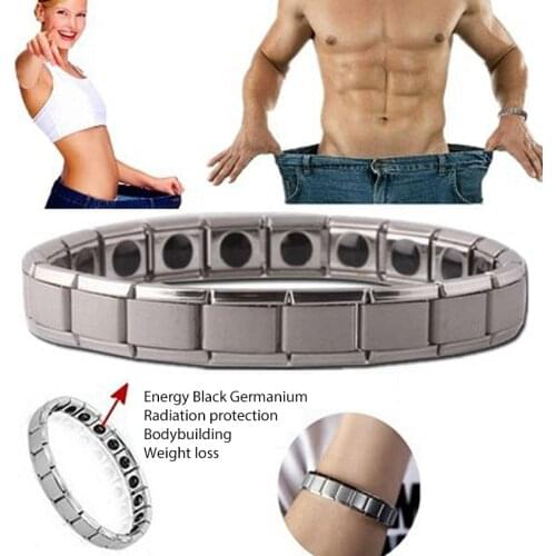Magnetic Lose Weight Health care Loss Weight Effective Stainless Steel Bracelets slimming Stimulating Acupoints