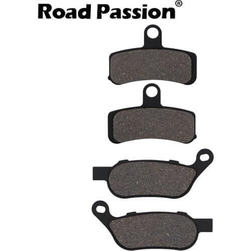 Motorcycle Front Rear Brake Pads for Harley Fat Boy FLSTF FLSTFB Heritage Softail Deluxe Custom Slim FLS FLSTC FXST FXSTC FLSTN