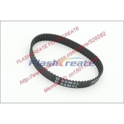 10pcs B66 MXL Timing Belt Teeth 66 Width 6.35mm Length 134.11mm B66MXL Rubber Closed-Loop Synchronous Belt
