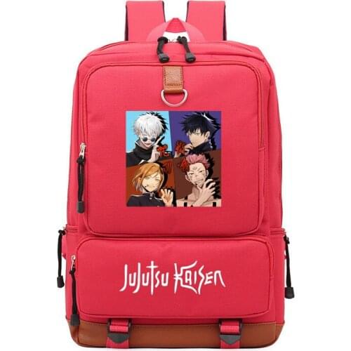 Boys Girls Backpack Bags Japan Anime Jujutsu Kaisen Teenager Unisex Backpack Schoolbag Kawaii Cute canvas Cosplay Laptop Bags