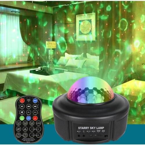 Usb Party Lights Mini Disco Ball Stage Light Starry Sky Night Light Projector Powerful Bluetooth Speaker Music Stage Effect LED