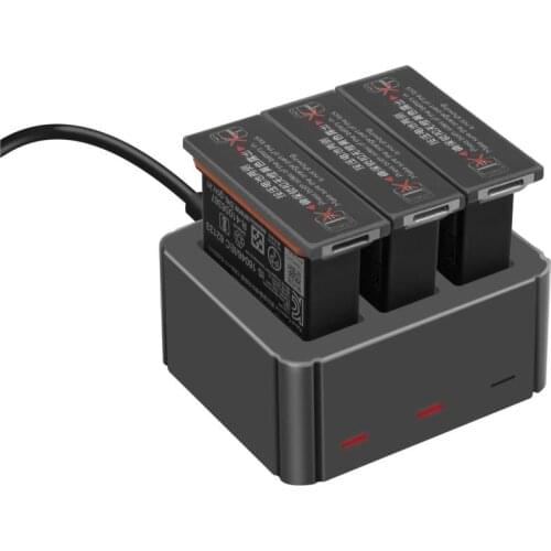 TYPE-C Charging Hub Faster Charger for DJI OSMO ACTION Camera 4A Usb Fast Charger for Lithium 1300mAh Battery Accessories