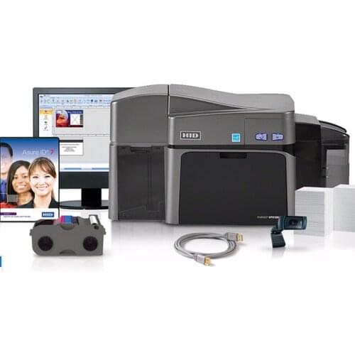 Yongkaida Fargo dtc1250e 300 dpi single side card printer for access control system cards