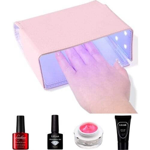 1PC USB Folding Manicure Lamp Led Portable 54W UV Lamp Light for Drying Nails 18 Leds Arte Clavo Nail Supplies Portable Machine