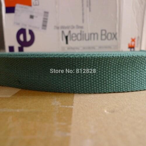 50 Yards 1.25'' 32mm #23 Hunter Green Color High Quality Bag Straps Polyester Webbing