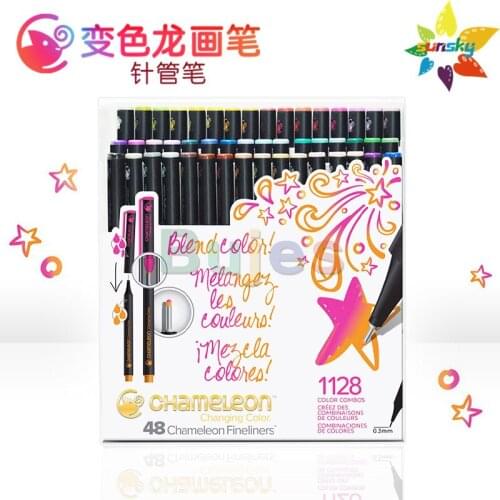 6 12 24 48 color UK original Chameleon Color gradients line pen drawing hand account ink pen artist student fineliners art set